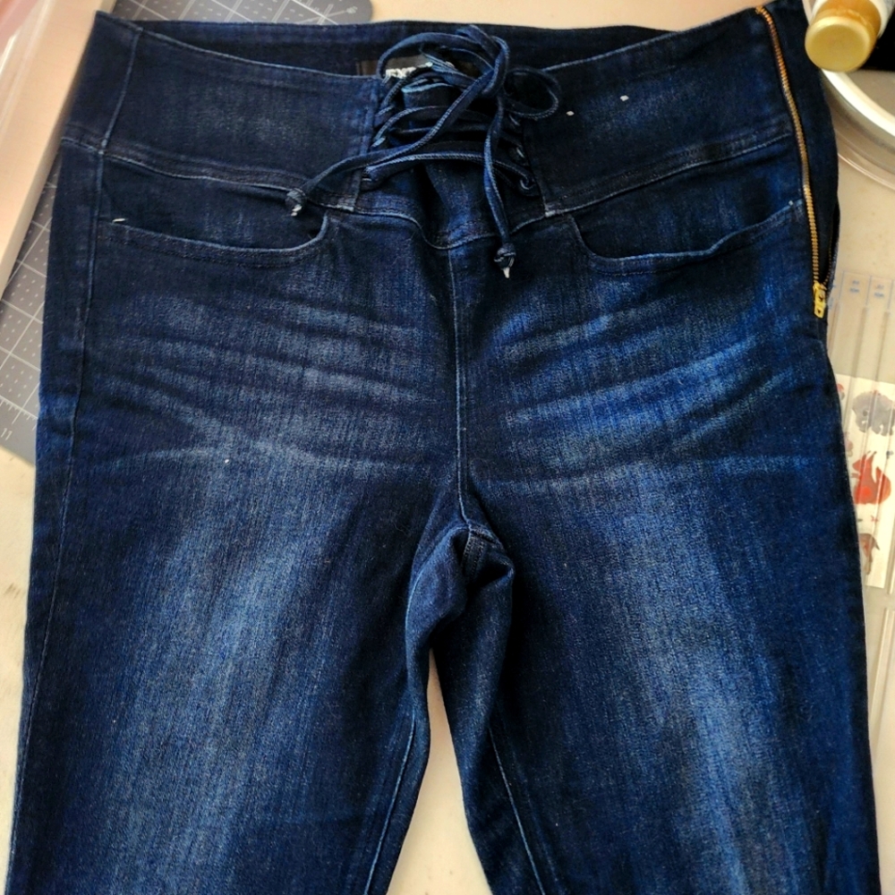 Express Tie Up High Top Jeans